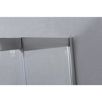 1400-1600mm Sliding Door Safety Glass Shower Screen Chrome By Della Francesca Kings Warehouse 