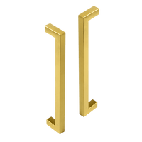 15 x Brushed Brass Drawer Pulls Kitchen Cabinet Handles - Gold Finish 192mm Kings Warehouse 