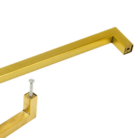 15 x Brushed Brass Drawer Pulls Kitchen Cabinet Handles - Gold Finish 192mm Kings Warehouse 