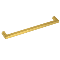 15x Brushed Brass Drawer Pulls Kitchen Cabinet Handles - Gold Finish 256mm Kings Warehouse 