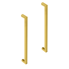 15x Brushed Brass Drawer Pulls Kitchen Cabinet Handles - Gold Finish 256mm Kings Warehouse 