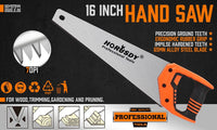 16" Hand Saw Sharp Cut Wood Plastic Cutting Heavy Duty Crosscut Saw 505mm Long Kings Warehouse 