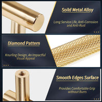 160mm Cabinet Handles Gold Drawer Pulls Knobs Hardware for Kitchen Bathroom Furniture Cupboard Kings Warehouse 