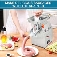1.63HP Commercial Meat Mincer- Electric Grinder & Sausage Maker Filler 1200W KingsWarehouse 