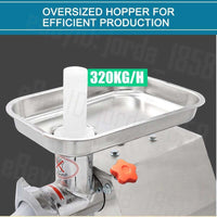 1.63HP Commercial Meat Mincer- Electric Grinder & Sausage Maker Filler 1200W KingsWarehouse 
