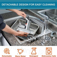 1.63HP Commercial Meat Mincer- Electric Grinder & Sausage Maker Filler 1200W KingsWarehouse 