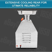 1.63HP Commercial Meat Mincer- Electric Grinder & Sausage Maker Filler 1200W KingsWarehouse 