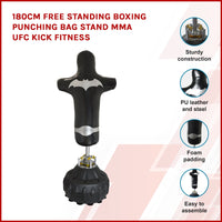 180cm Free Standing Boxing Punching Bag Stand MMA UFC Kick Fitness Kings Warehouse 
