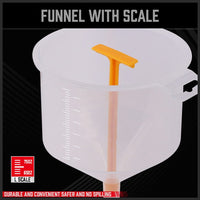 19-Piece No-Spill Radiator Coolant Refilling Funnel Kit Spill Proof Radiator Bleeder Kit with Universal Adaptor Kings Warehouse 