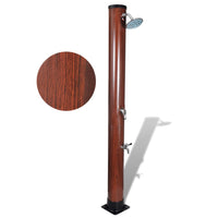 1.96 m Pool Solar Shower with Faux Wood Finish Kings Warehouse 