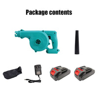 2-in-1 Cordless Electric Leaf Blower Dust Suction Vacuum Cleaner With 2 Battery Kings Warehouse 