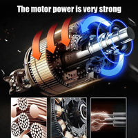 2-in-1 Cordless Electric Leaf Blower Dust Suction Vacuum Cleaner With 2 Battery Kings Warehouse 