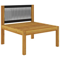 2 Piece Garden Lounge Set with Cushions Solid Acacia Wood Outdoor Furniture Kings Warehouse 