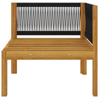 2-seater Garden Bench with Cushions Solid Acacia Wood Kings Warehouse 