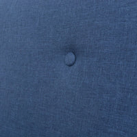 2-Seater Sofa Fabric Blue Kings Warehouse 