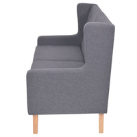 2-Seater Sofa Fabric Grey Kings Warehouse 