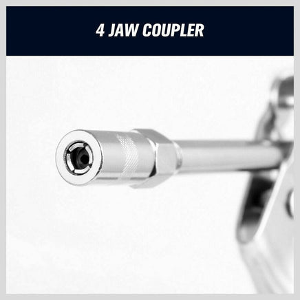 2-WAY Mini Grease Gun Manual Pistol Grip With 3OZ Cartridge Flexi Hose & Coupler Kings Warehouse 