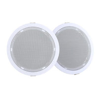 2 x 6" In Ceiling Speakers Home 80W Speaker Theatre Stereo Outdoor Multi Room Speakers Kings Warehouse 