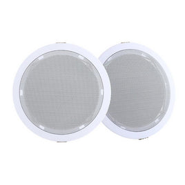 2 x 6" In Ceiling Speakers Home 80W Speaker Theatre Stereo Outdoor Multi Room Speakers Kings Warehouse 