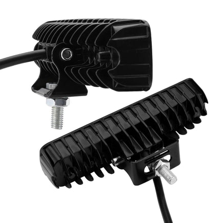 2 x 6inch 18W LED Work Light Bar Driving Lamp Flood Truck Offroad MINING UTE 4WD Kings Warehouse 