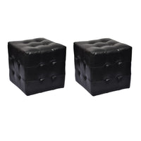 2 x Cubed stool black FALSE Kings Warehouse Default Title 