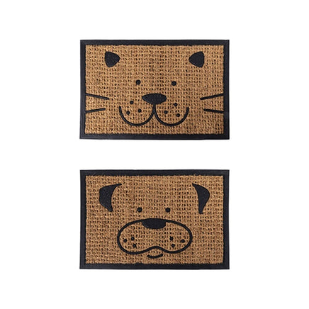 2 x Front Door Entryway Doormat Cursive Natural Coconut Coir Floor Mat Outdoor Kings Warehouse 