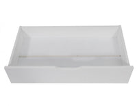 2 x Wooden Bed Frame Storage Trundle Drawers-White Kings Warehouse 