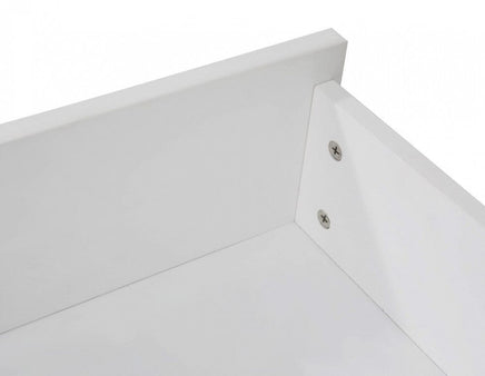 2 x Wooden Bed Frame Storage Trundle Drawers-White Kings Warehouse 