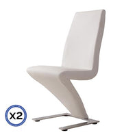 2 X Z Chair White Colour New Arrivals Kings Warehouse 