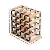 20 Bottle Timber Wine Rack Kings Warehouse 