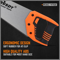 20" Hand Saw Sharp Cut Wood Plastic Cutting Heavy Duty Crosscut Saw 600mm Long Kings Warehouse 