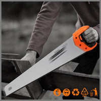 20" Hand Saw Sharp Cut Wood Plastic Cutting Heavy Duty Crosscut Saw 600mm Long Kings Warehouse 