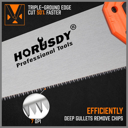 20" Hand Saw Sharp Cut Wood Plastic Cutting Heavy Duty Crosscut Saw 600mm Long Kings Warehouse 