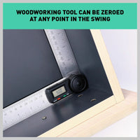 200mm Digital Angle Finder Ruler Protractor Measure Meter Stainless Steel 0-360° Kings Warehouse 