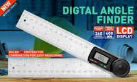 200mm Digital Angle Finder Ruler Protractor Measure Meter Stainless Steel 0-360° Kings Warehouse 