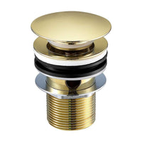 2020 new Burnished Brass gold Brushed Pop Up Waste Plug 40 mm NO Overflow Kings Warehouse 