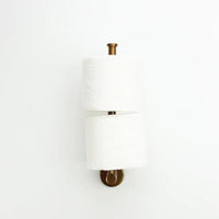 2024 Round New Toliet Roll Holder brushed copper hand towel holder Kings Warehouse 