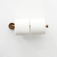 2024 Round New Toliet Roll Holder brushed copper hand towel holder Kings Warehouse 