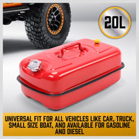 20L Fuel Can Jerry Can Petrol Diesel Spare Container Portable Fuel Tank Kings Warehouse 