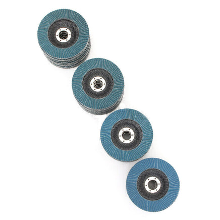 20PCS 5" 125MM Angle Grinder Flap Sanding Disc 100 Grit Grinding Wheel October Specials Kings Warehouse 