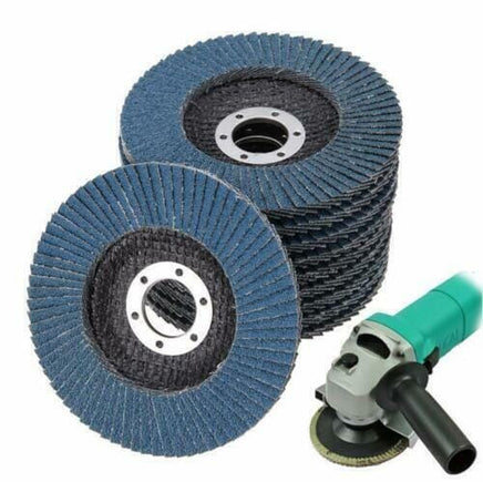 20PCS 5" 125MM Angle Grinder Flap Sanding Disc 100 Grit Grinding Wheel October Specials Kings Warehouse 