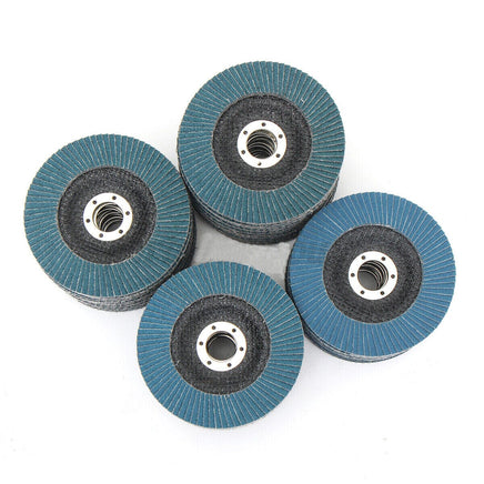 20PCS 5" 125MM Angle Grinder Flap Sanding Disc 100 Grit Grinding Wheel October Specials Kings Warehouse 