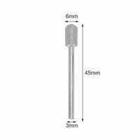 20pcs Diamond Grinding Heads Mini Drill Burrs Bit Set 3mm Shank for Rotary Tool Kings Warehouse 