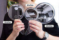 20X Magnifying Hand Mirror Two Sided Use for Makeup Application, Tweezing, and Blackhead/Blemish Removal (15 cm) Kings Warehouse 