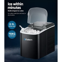 2.1L Ice Maker Machine Commercial Portable Ice Makers Cube Tray Countertop Bar Kings Warehouse 