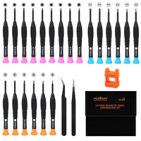 24-Piece Magnetic Precision Screwdriver Set - Small Screwdrivers for Eyeglasses, Phones, Watches Electronics Repair Kings Warehouse 