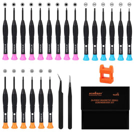 24-Piece Magnetic Precision Screwdriver Set - Small Screwdrivers for Eyeglasses, Phones, Watches Electronics Repair Kings Warehouse 