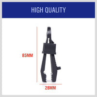 24Pc Camping Awning Tarp Clips Tent Clamps Set Snap Hanger Tighten Survival Tool Kings Warehouse 
