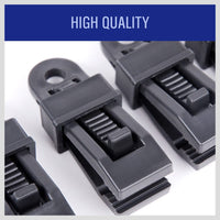 24Pc Camping Awning Tarp Clips Tent Clamps Set Snap Hanger Tighten Survival Tool Kings Warehouse 