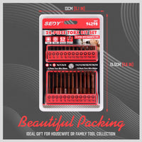 24Pc Torx Bit Set Star Head Screwdriver Bit Long Security Temper Proof T5-T40 Kings Warehouse 